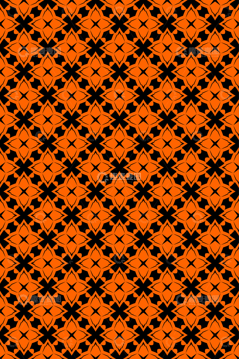 源文件下载【趣麦麦图】简约复古几何无缝花型17