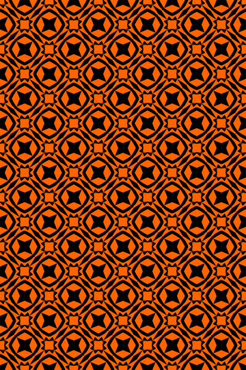 简约复古几何无缝花型5