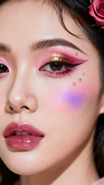 彩妆女性特写摄影2