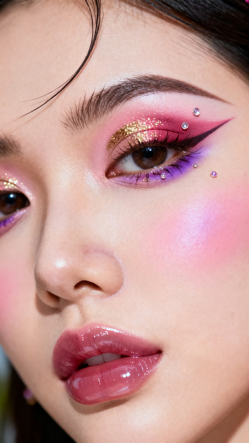 彩妆女性特写摄影1