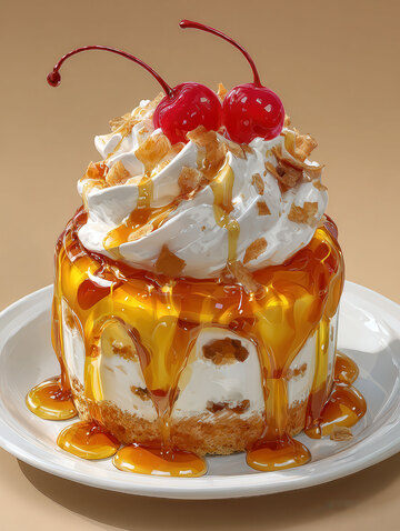 甜点  松软  醇巧  