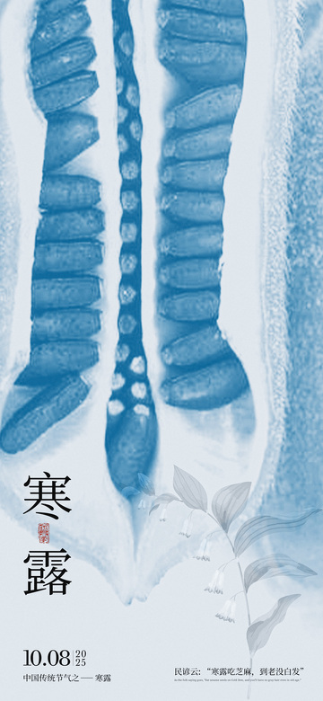 寒露节气海报1