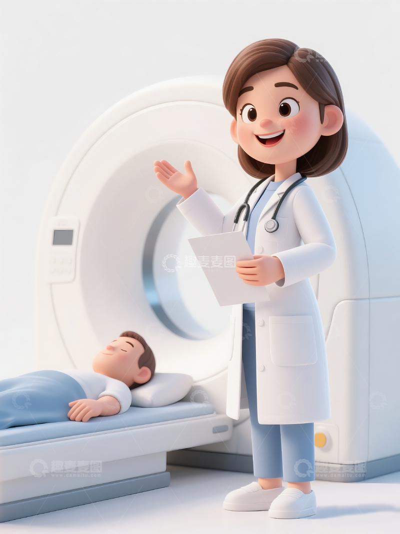 源文件下载【趣麦麦图】ct科普插画1