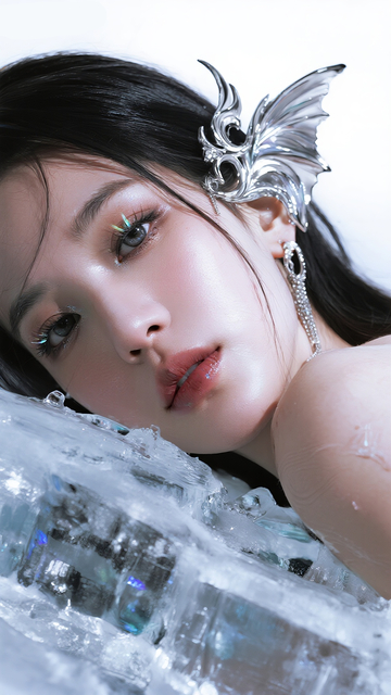 精灵妆造女性肖像