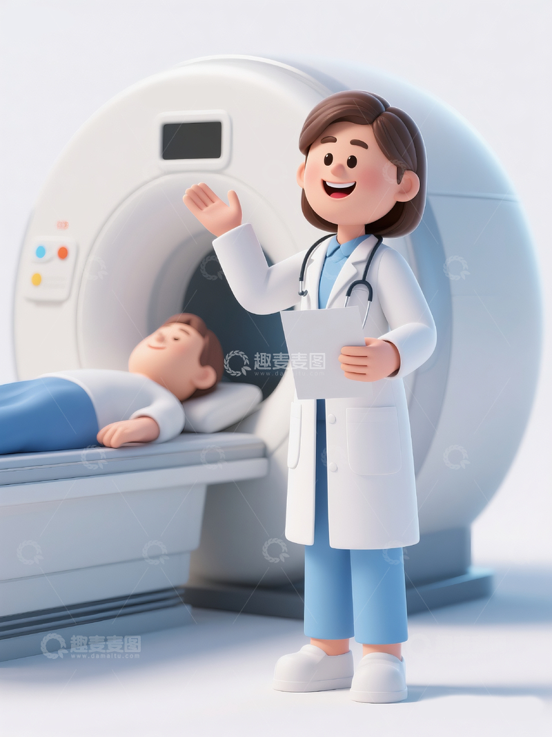 源文件下载【趣麦麦图】ct科普插画3