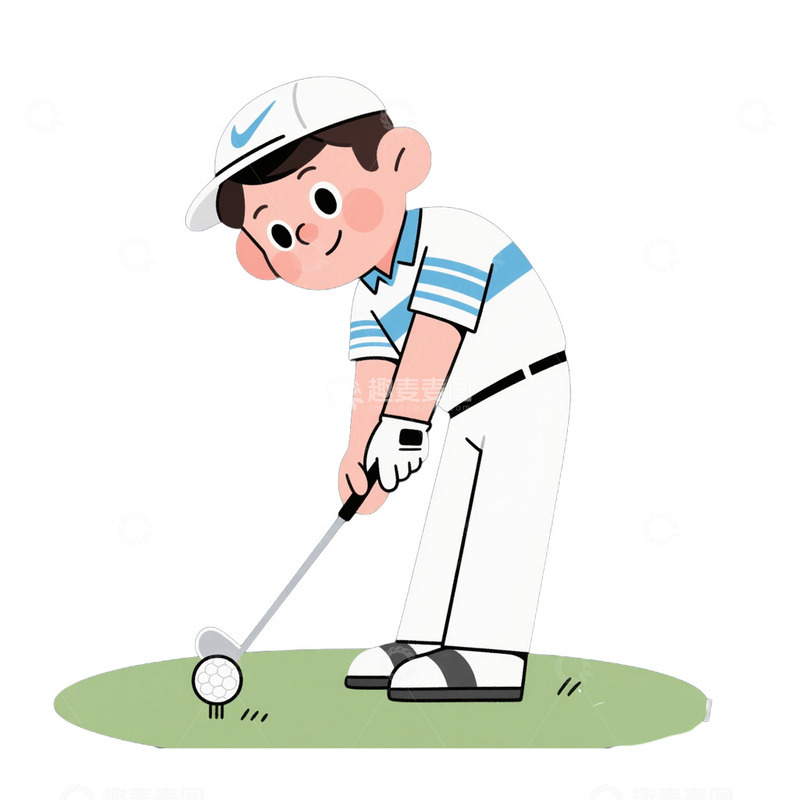 高尔夫球运动免抠元素