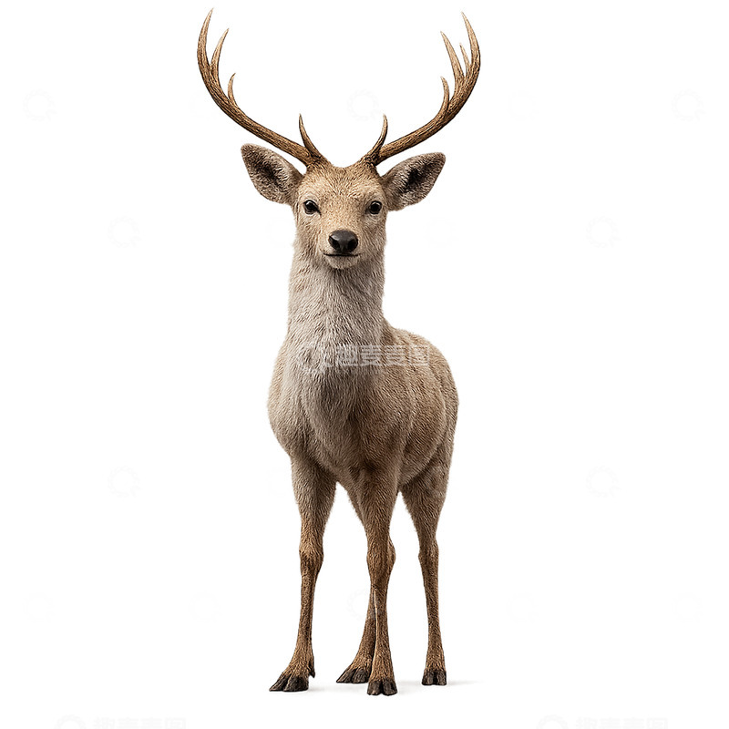 魔幻森林中的神秘鹿