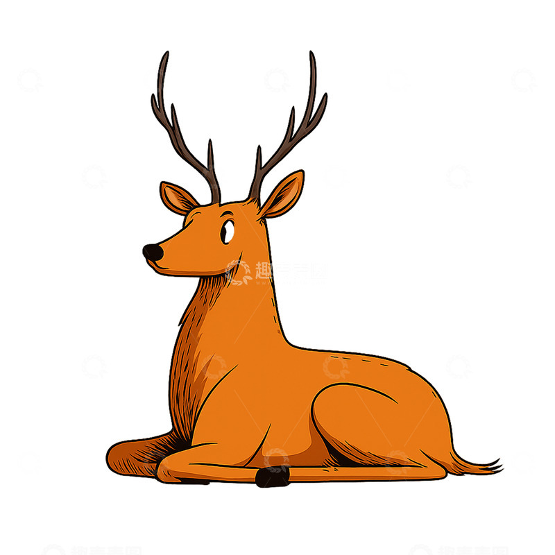 儿童故事中的鹿
