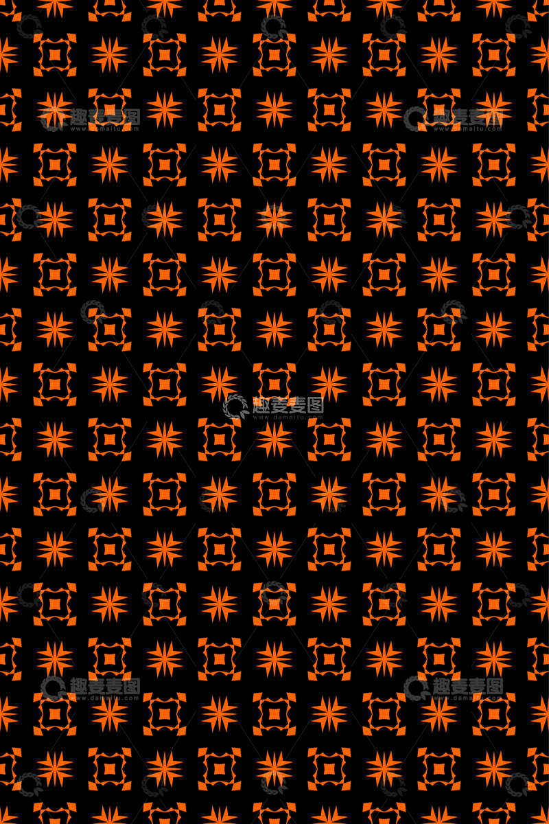 源文件下载【趣麦麦图】简约复古几何无缝花型42