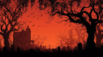 阴森古宅与幽暗墓地