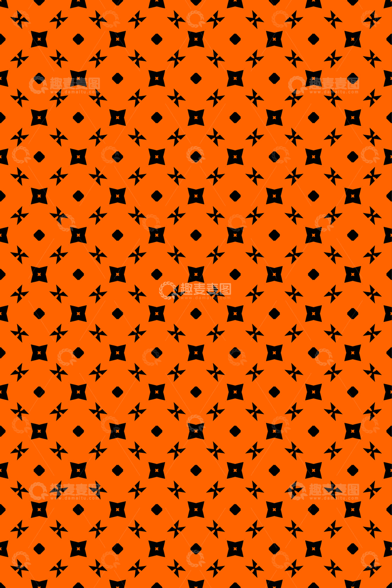 源文件下载【趣麦麦图】简约复古几何无缝花型38