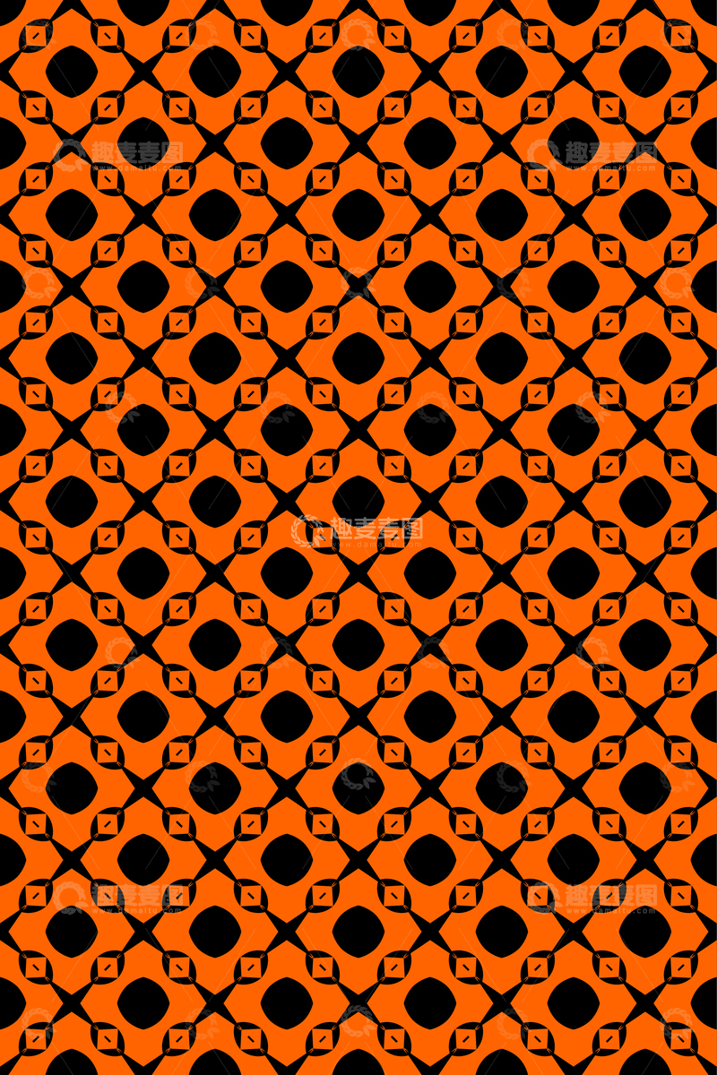 源文件下载【趣麦麦图】-简约复古几何无缝花型79