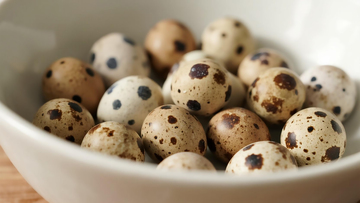 碗装实拍鹌鹑蛋