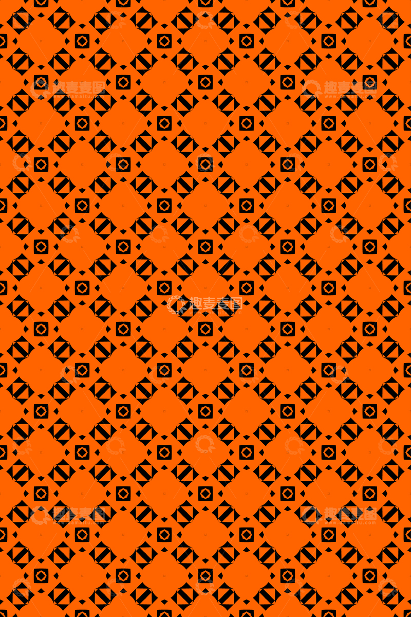 源文件下载【趣麦麦图】简约复古几何无缝花型36