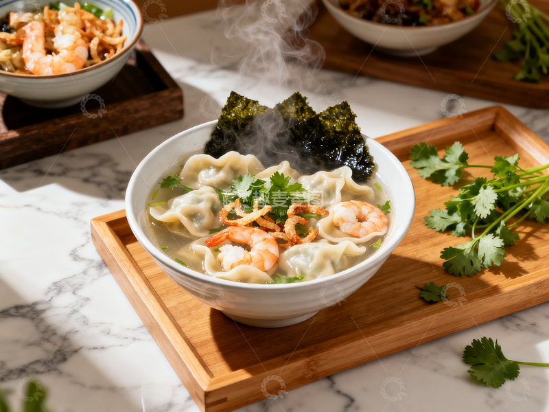 源文件下载【趣麦麦图】馄饨汤摄影1