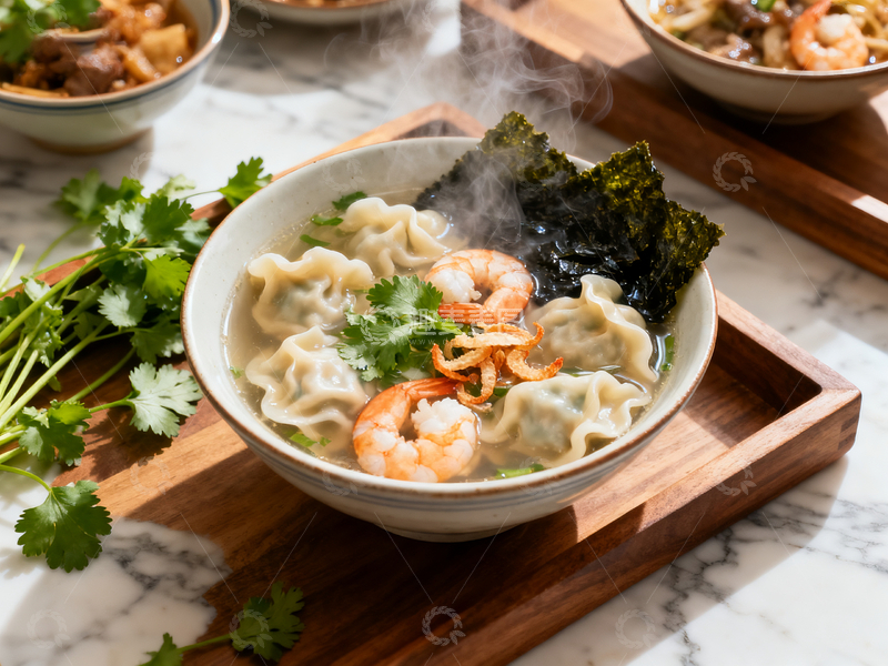 源文件下载【趣麦麦图】馄饨汤摄影4