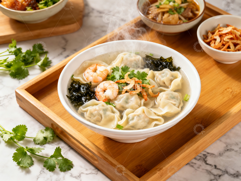 源文件下载【趣麦麦图】馄饨汤摄影3