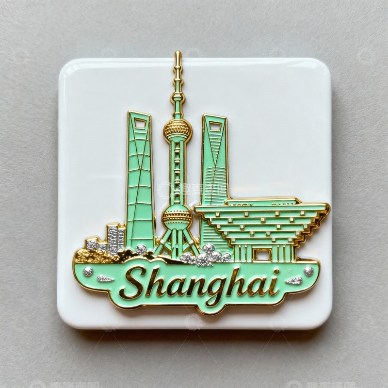 上海城市冰箱贴