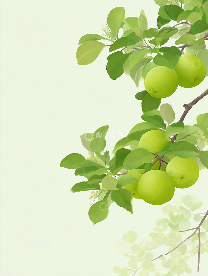 高清大图下载【趣麦麦图】苹果  浑圆  吉祥  