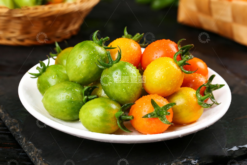 高清大图下载【趣麦麦图】小番茄的清新特写2