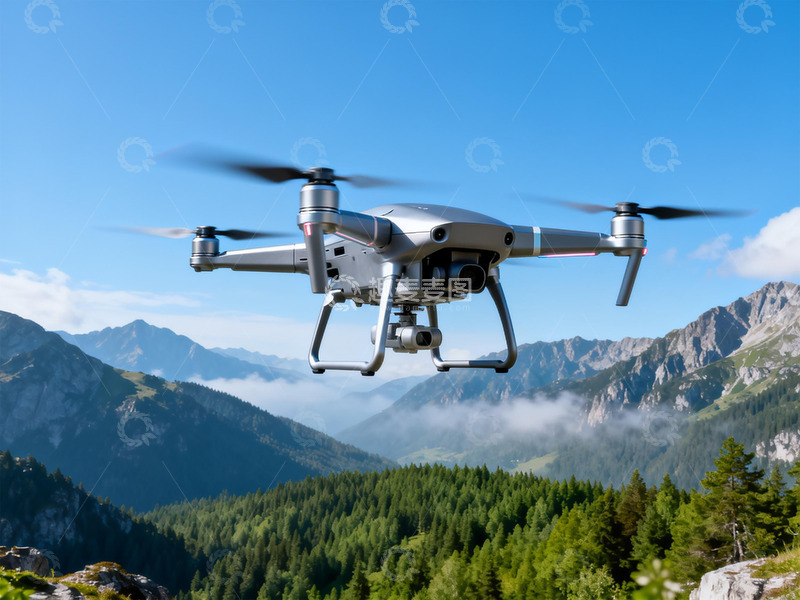 高清大图下载【趣麦麦图】无人机山脉航拍图