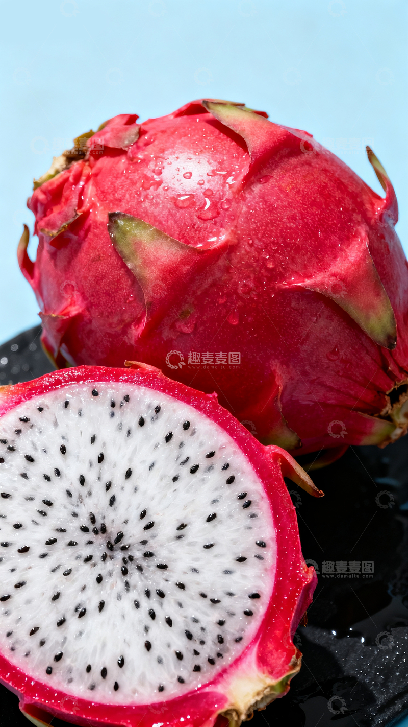 源文件下载【趣麦麦图】白心火龙果1