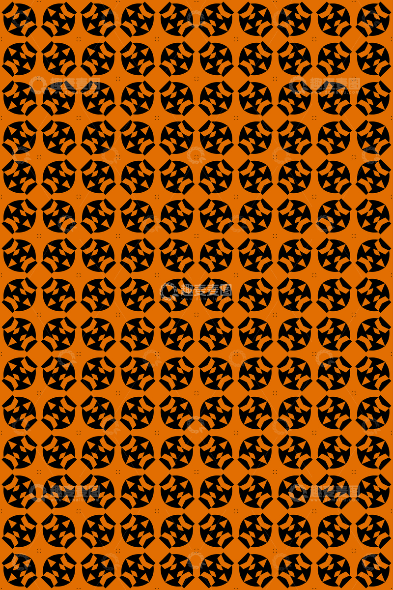 源文件下载【趣麦麦图】简约复古几何无缝花型113