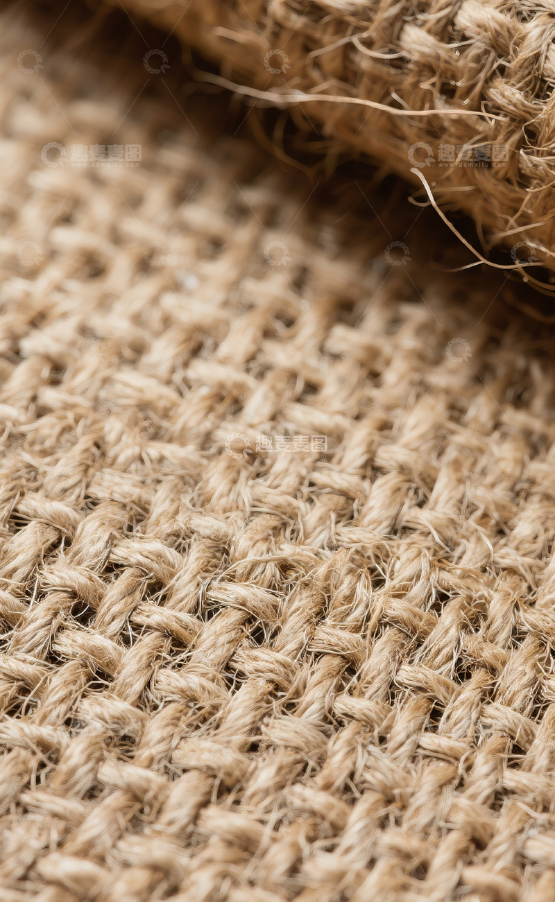 高清大图下载【趣麦麦图】麻布编织纹理特写图