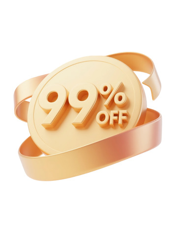 99圆形折扣标签