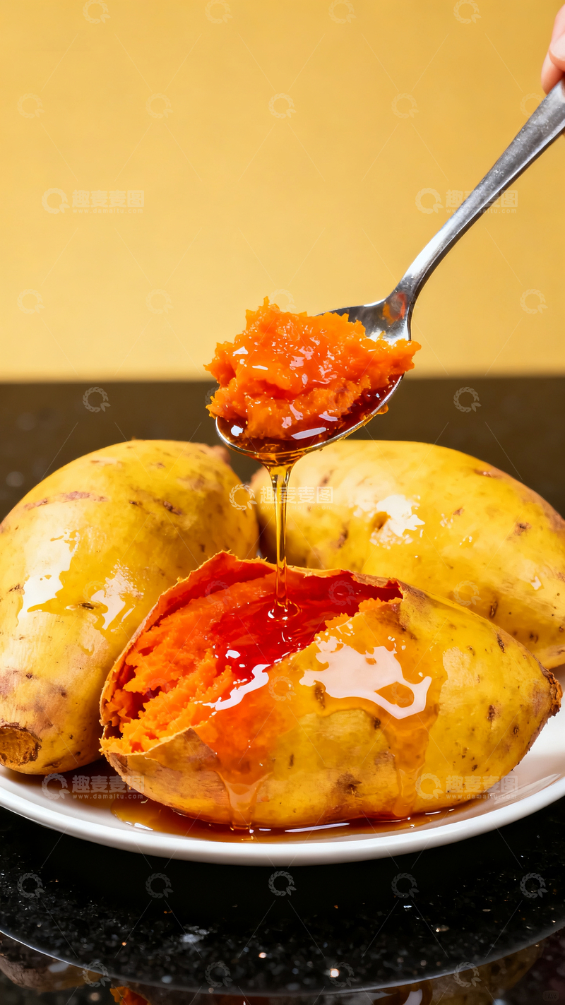 源文件下载【趣麦麦图】黄心蜜薯摄影4