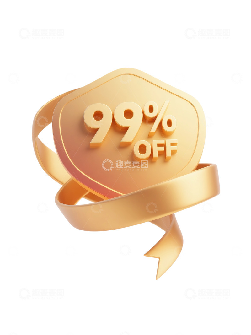 高清大图下载【趣麦麦图】99异形折扣标签