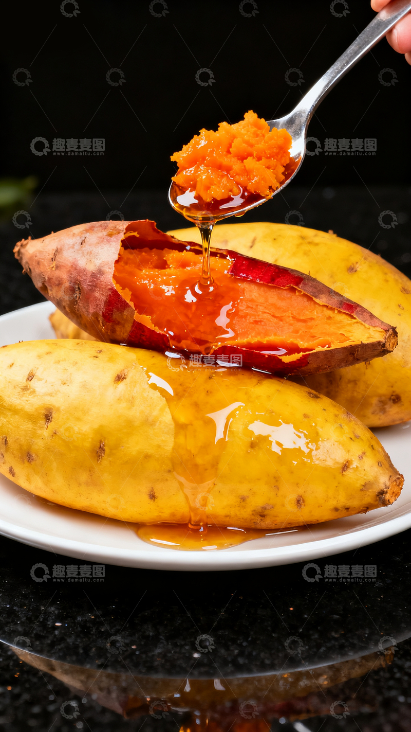 源文件下载【趣麦麦图】黄心蜜薯摄影2