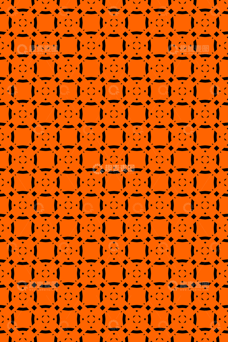 源文件下载【趣麦麦图】简约复古几何无缝花型136