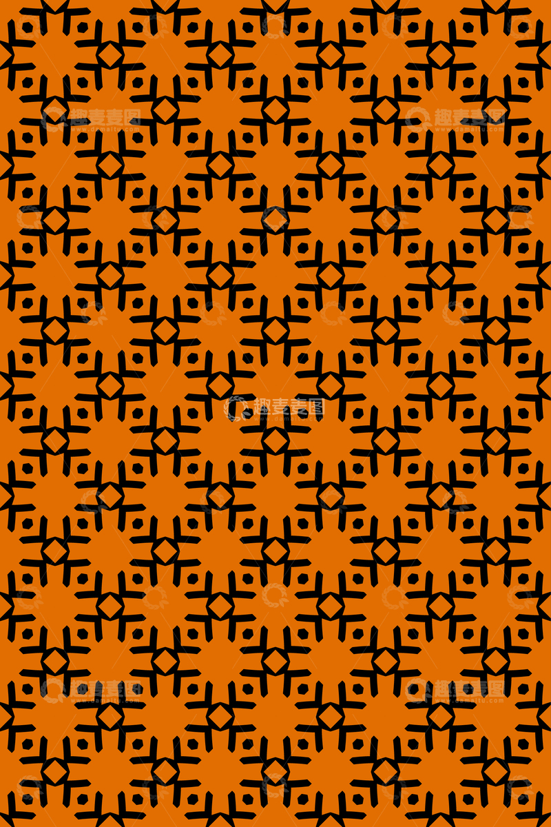 源文件下载【趣麦麦图】简约复古几何无缝花型132