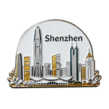 简约城市冰箱贴