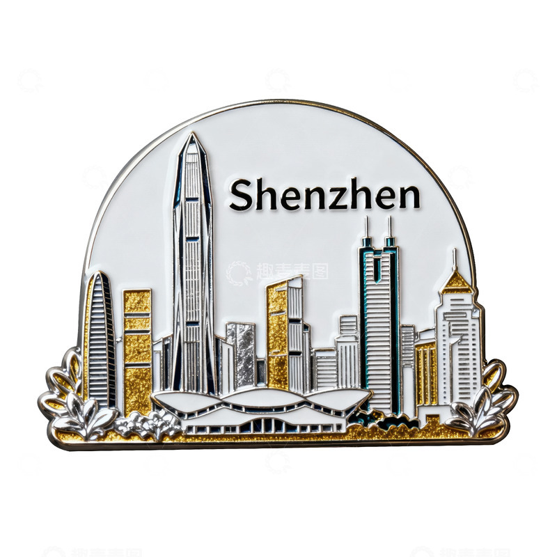 简约城市冰箱贴