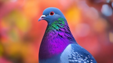 一只美丽的鸽子