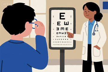 视力检测插画4