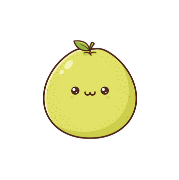 插画卡通柚子7