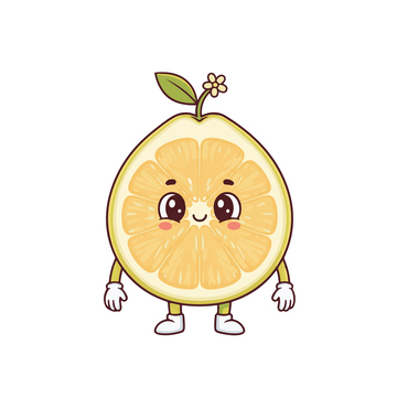 插画卡通柚子0