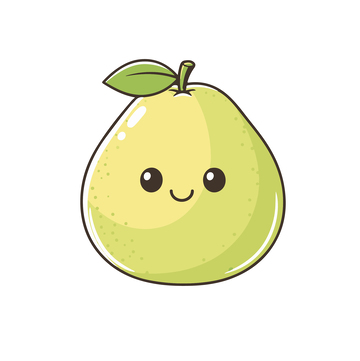 插画卡通柚子3