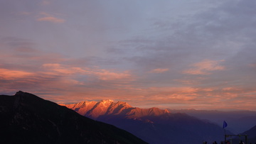 九顶山风景大自然山川丘壑高原