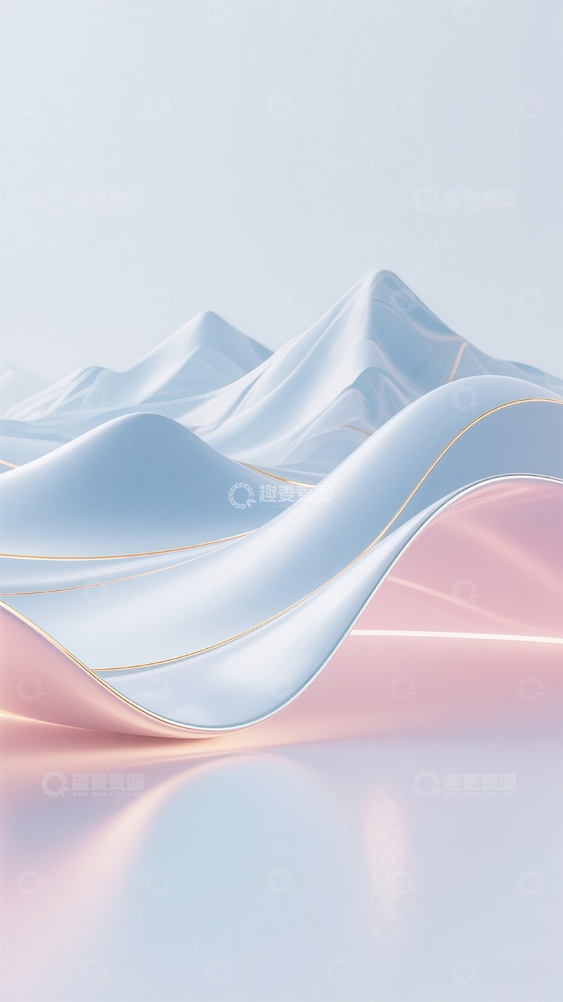 高清大图下载【趣麦麦图】广告背景渐变风简约风场景