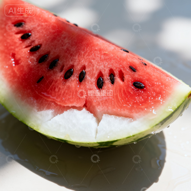 高清大图下载【趣麦麦图】清新西瓜特写摄影图片