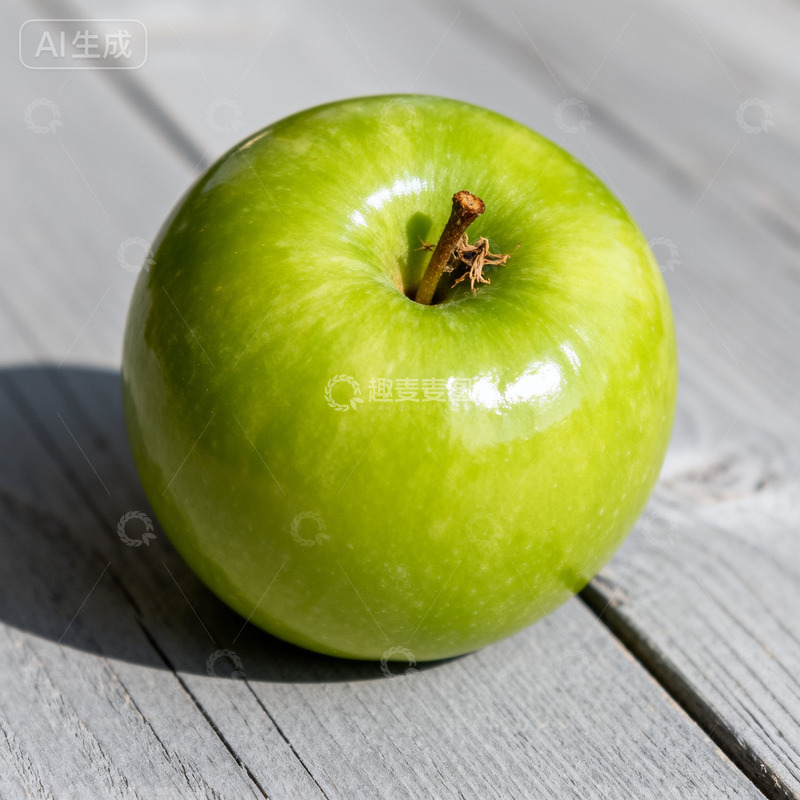 高清大图下载【趣麦麦图】绿苹果静物摄影1