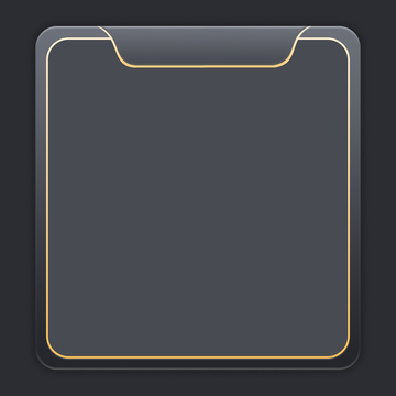 金属质感边框设计元素