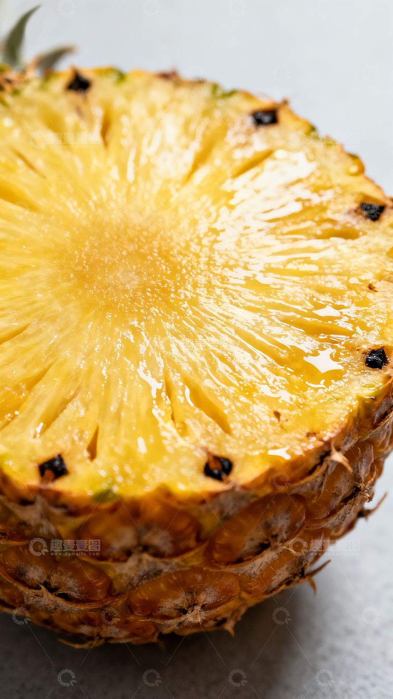源文件下载【趣麦麦图】切开的菠萝4