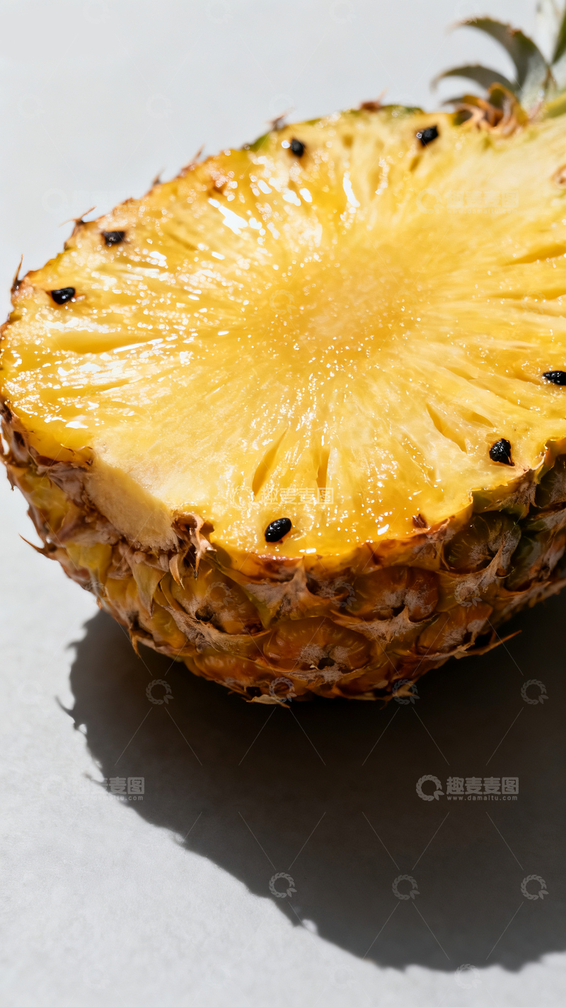 源文件下载【趣麦麦图】切开的菠萝2