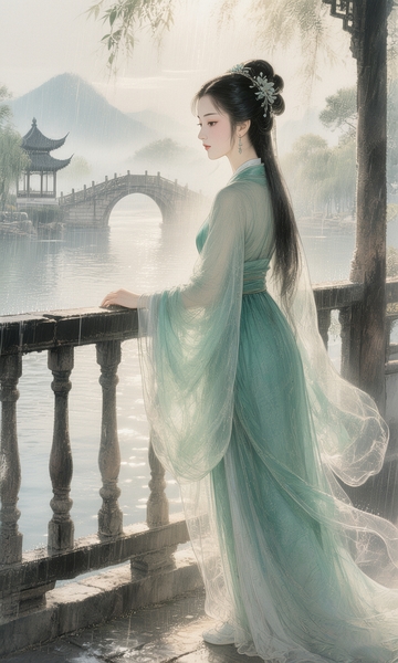 烟雨江南古装美人3
