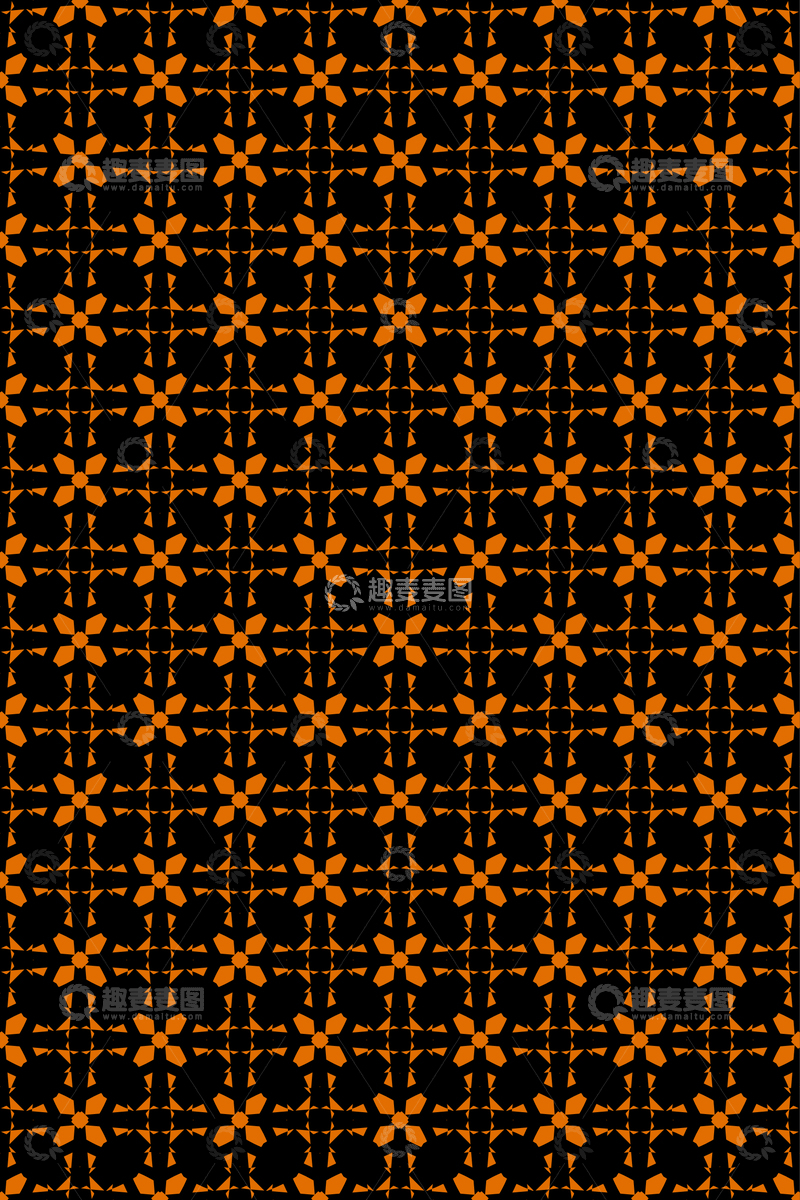 源文件下载【趣麦麦图】简约复古几何无缝花型191